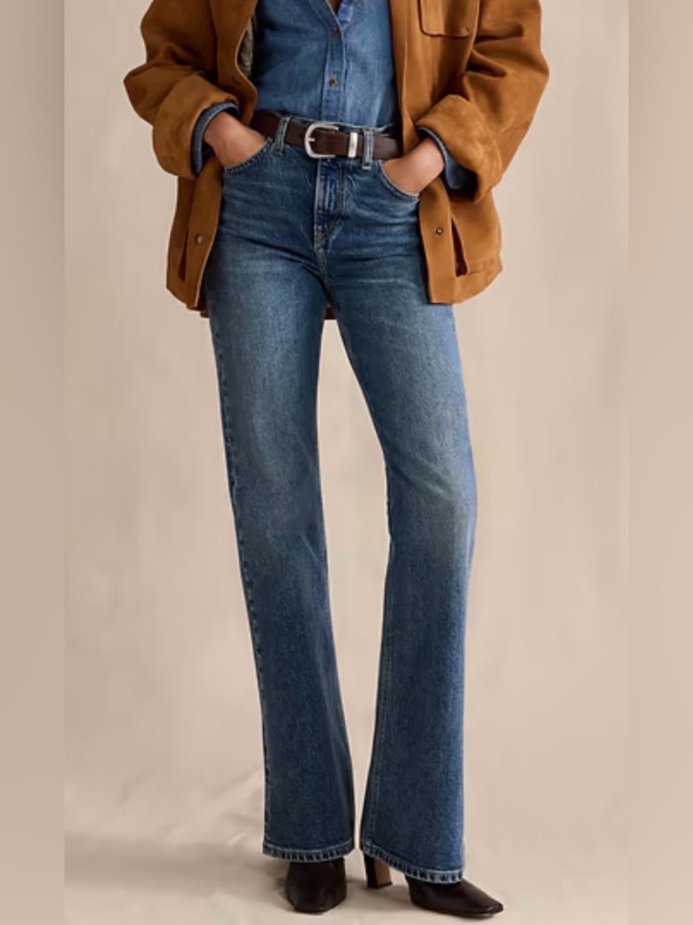 Banana Republic High-Rise Flare Jeans — Size 32